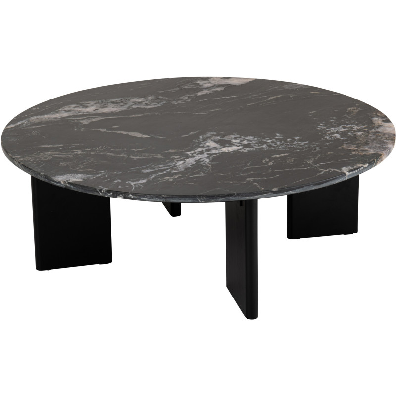 TABLE BASSE MATHILDE MARB NOI (90x90x30cm) 