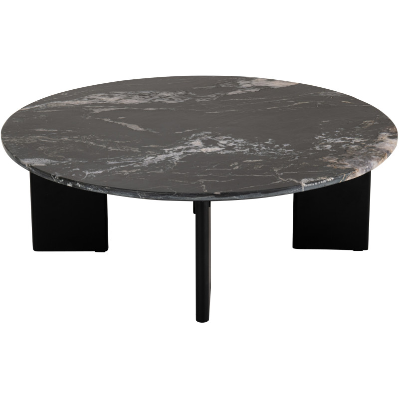 TABLE BASSE MATHILDE MARB NOI (90x90x30cm) 