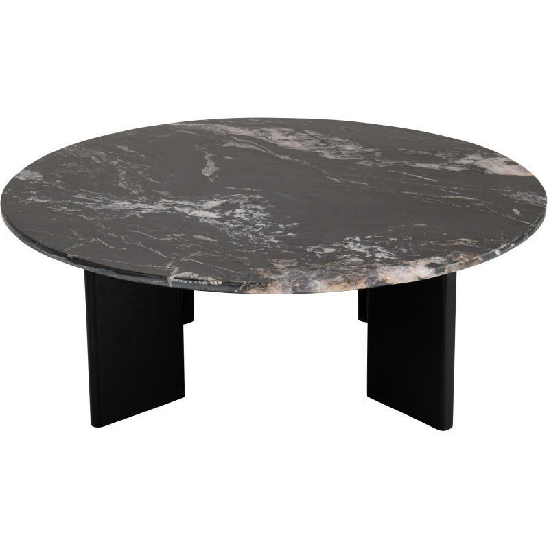 TABLE BASSE MATHILDE MARB NOI (90x90x30cm) 