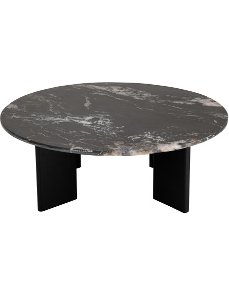 TABLE BASSE MATHILDE MARB NOI (90x90x30cm) 