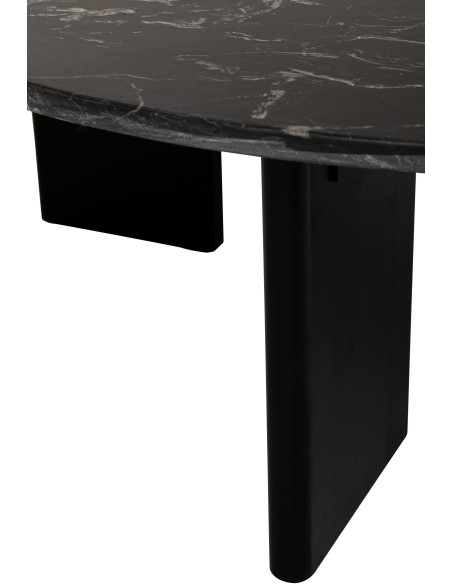 TABLE BASSE MATHILDE MARB NOI (90x90x30cm) 
