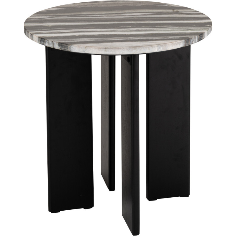 TABL APP MATHILDE NOI/GR V (50x50x50cm) 