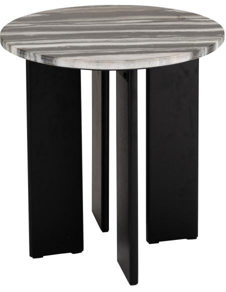 TABL APP MATHILDE NOI/GR V (50x50x50cm) 