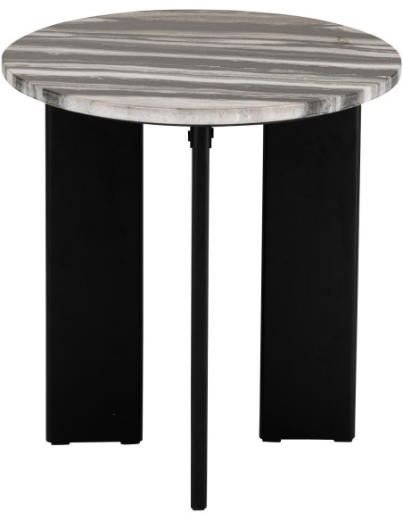 TABL APP MATHILDE NOI/GR V (50x50x50cm) 