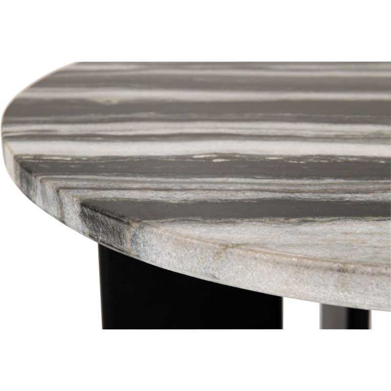 TABL APP MATHILDE NOI/GR V (50x50x50cm) 