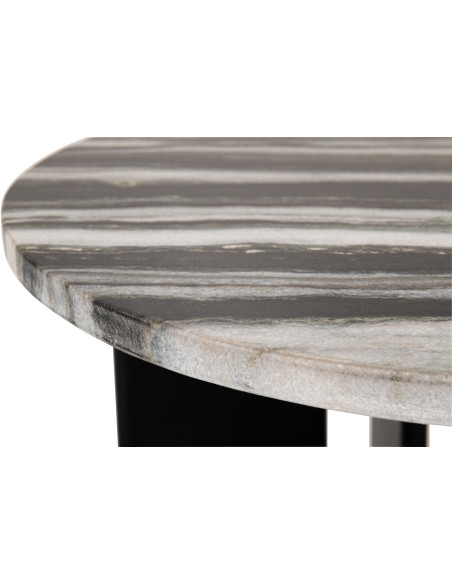 TABL APP MATHILDE NOI/GR V (50x50x50cm) 