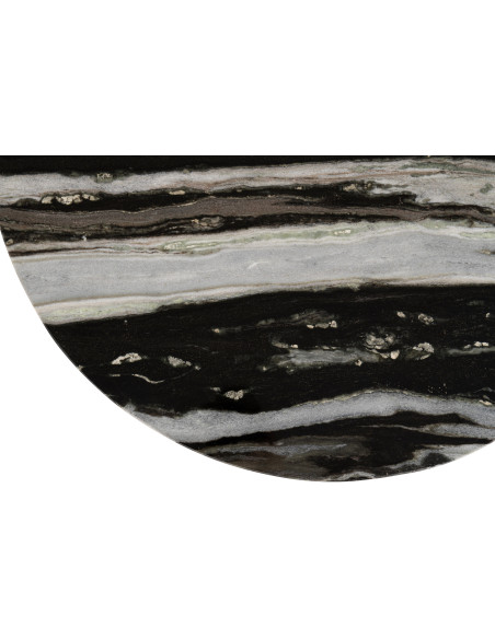 TABL BAS MATHILDE NOI/GR V (90x90x30cm) 
