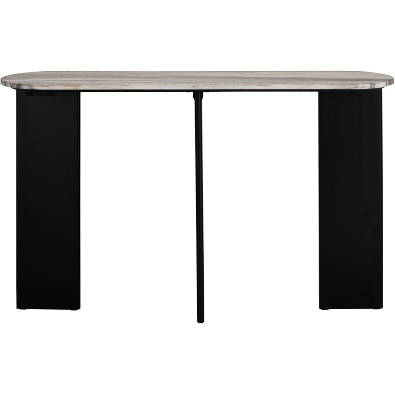 CONSOLE MATHILDE MARB NOI/GR V (140x35x81cm) 