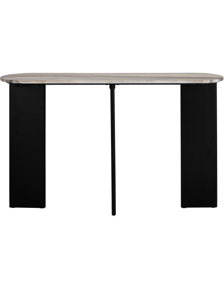 CONSOLE MATHILDE MARB NOI/GR V (140x35x81cm) 