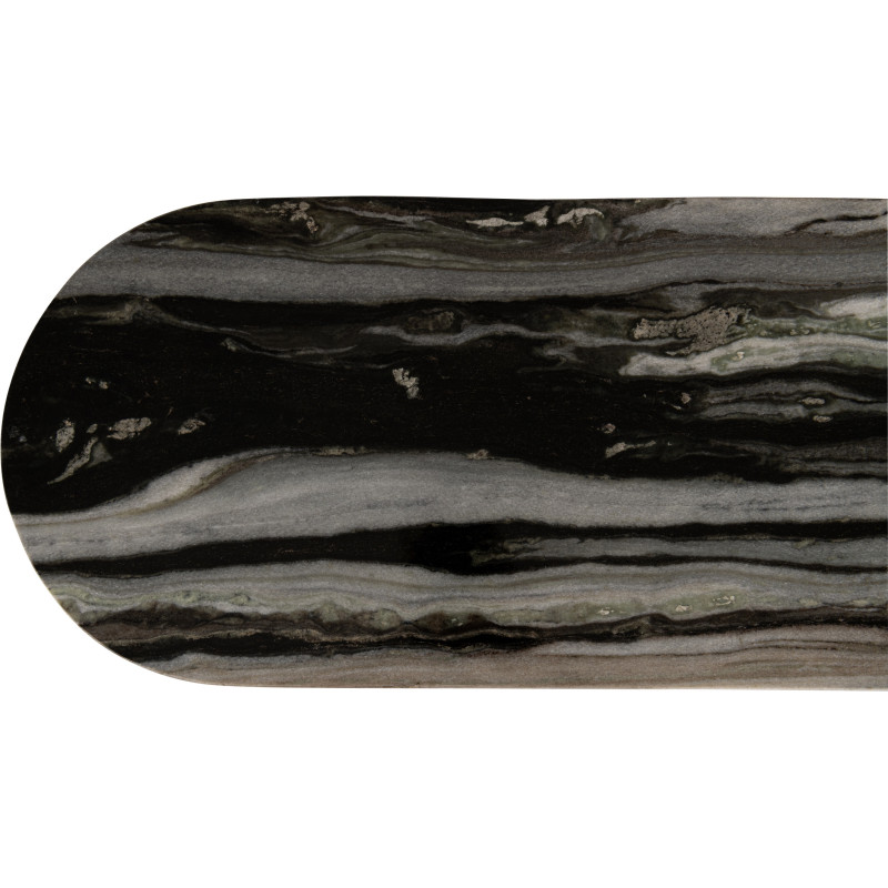 CONSOLE MATHILDE MARB NOI/GR V (140x35x81cm) 