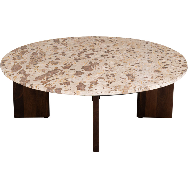 TABL BAS MATHILDE MARB NAT/BEI (90x90x30cm) 
