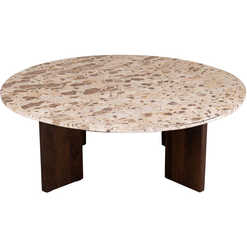 TABL BAS MATHILDE MARB NAT/BEI (90x90x30cm) 