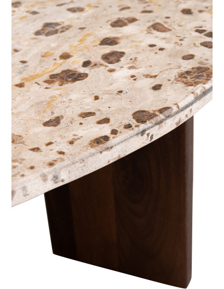 TABL BAS MATHILDE MARB NAT/BEI (90x90x30cm) 