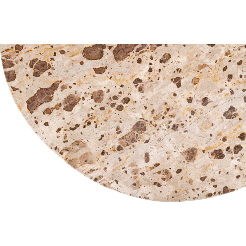 TABL BAS MATHILDE MARB NAT/BEI (90x90x30cm) 