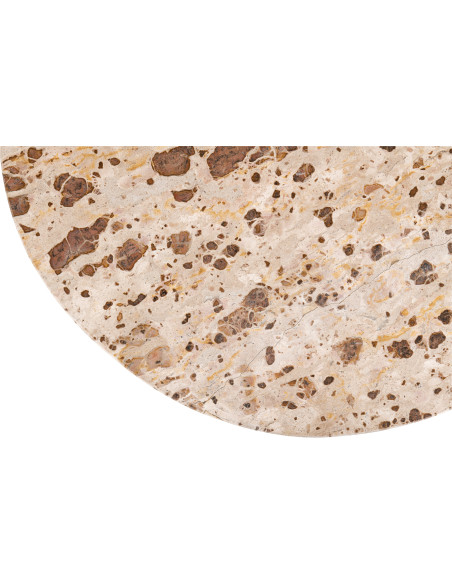 TABL BAS MATHILDE MARB NAT/BEI (90x90x30cm) 