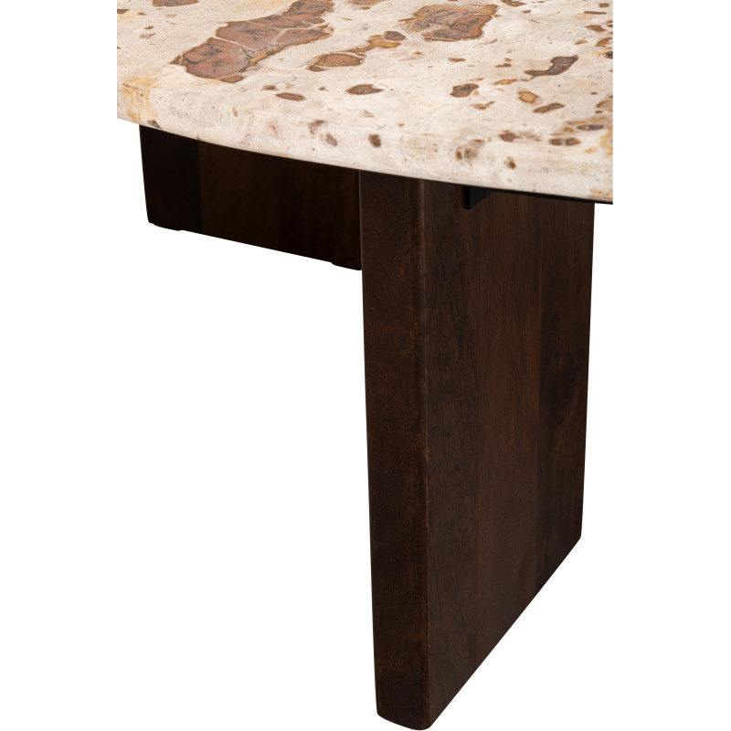 TABL BAS MATHILDE MARB NAT/BEI (90x90x30cm) 