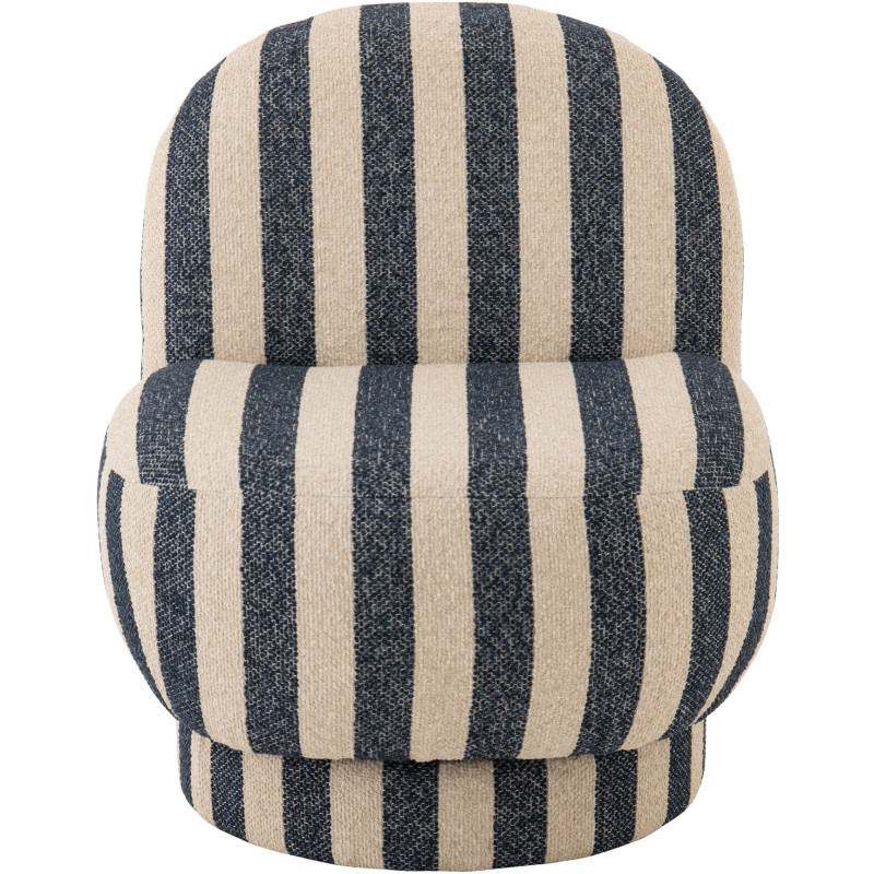 CHAISE LONGUE LIGN TISS BL/BLA (72x64x76cm) 