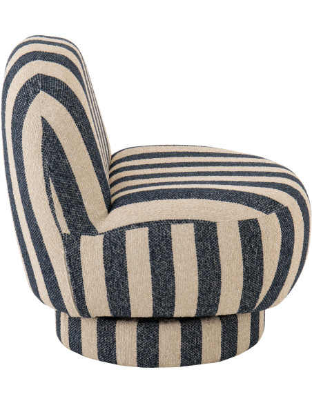 CHAISE LONGUE LIGN TISS BL/BLA (72x64x76cm) 