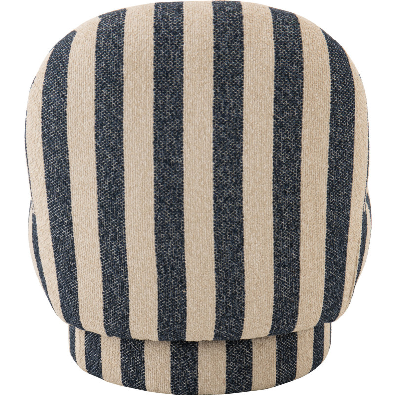 CHAISE LONGUE LIGN TISS BL/BLA (72x64x76cm) 