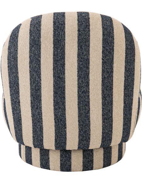 CHAISE LONGUE LIGN TISS BL/BLA (72x64x76cm) 