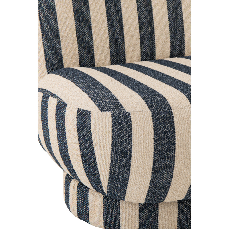 CHAISE LONGUE LIGN TISS BL/BLA (72x64x76cm) 