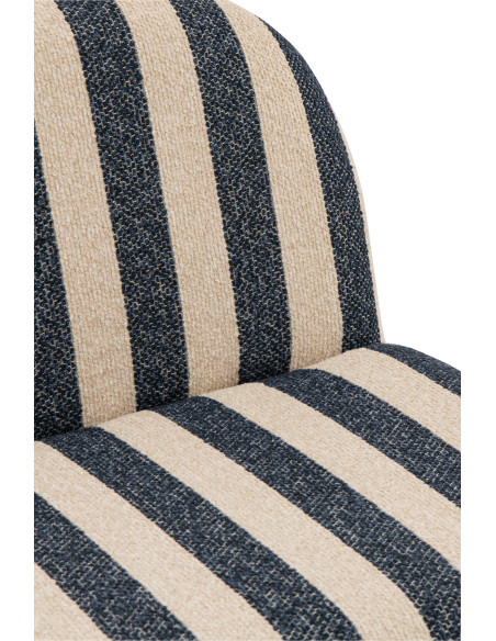 CHAISE LONGUE LIGN TISS BL/BLA (72x64x76cm) 