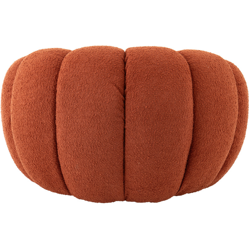 FAUTEUIL FLEUR MOUSSE ROUILLE (99,5x101x68cm) 