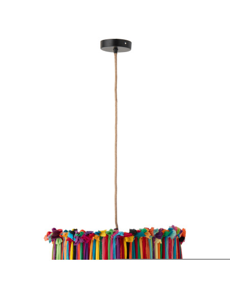 ABAT-JOUR CHINDI FER MULTI L (45x45x45cm) 