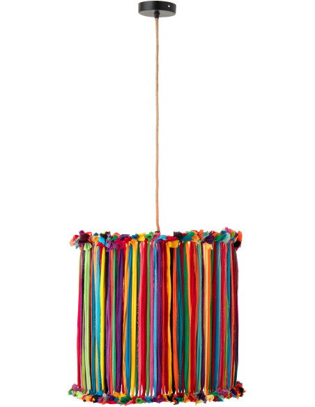 ABAT-JOUR CHINDI FER MULTI L (45x45x45cm) 