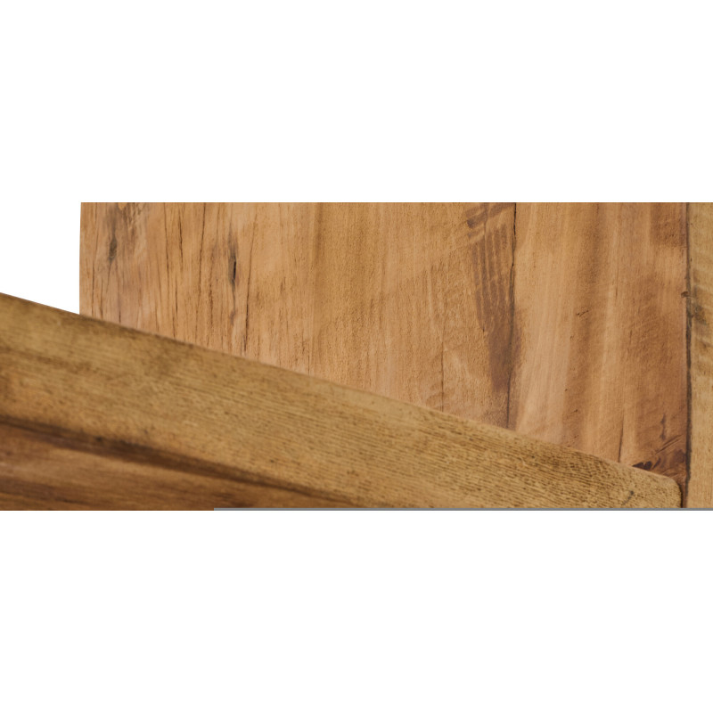 Étagère rustique chic 4 niveaux Bois de manguier Naturel Hugo J-Line - 7