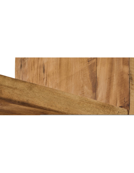 Étagère rustique chic 4 niveaux Bois de manguier Naturel Hugo J-Line - 7