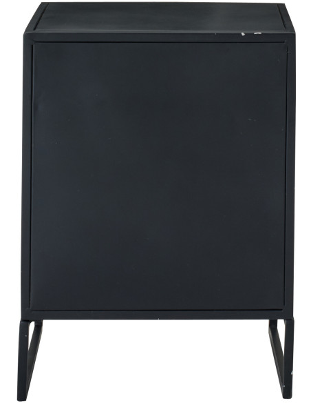 TABL APP PANNEAU ROSEAU NOI/NA (44x37x59cm) 