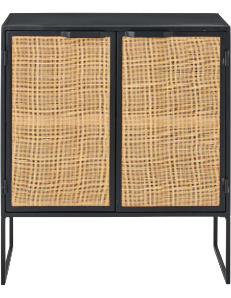 MEUB PANNEAU ROSEAU NOI/NAT (78,5x40x89cm) 