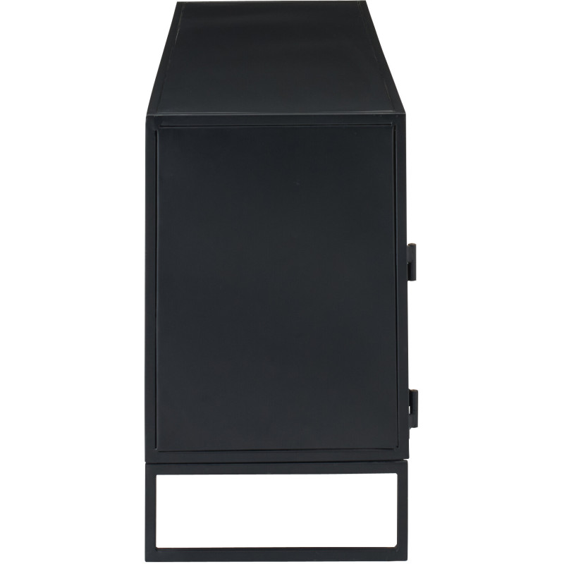 MEUB TV PANNEAU ROSEAU NOI/NAT (122x37x59cm) 