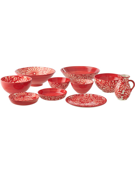 BOL LEBRILLO+FLRS ROU ASS2 (40x40x15cm) 