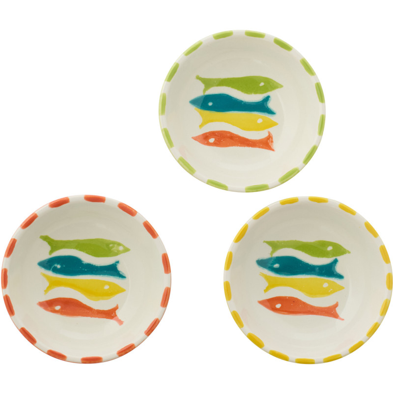 BOL POISSON CÉRAM MIX S ASS3 (14x14x6cm) 