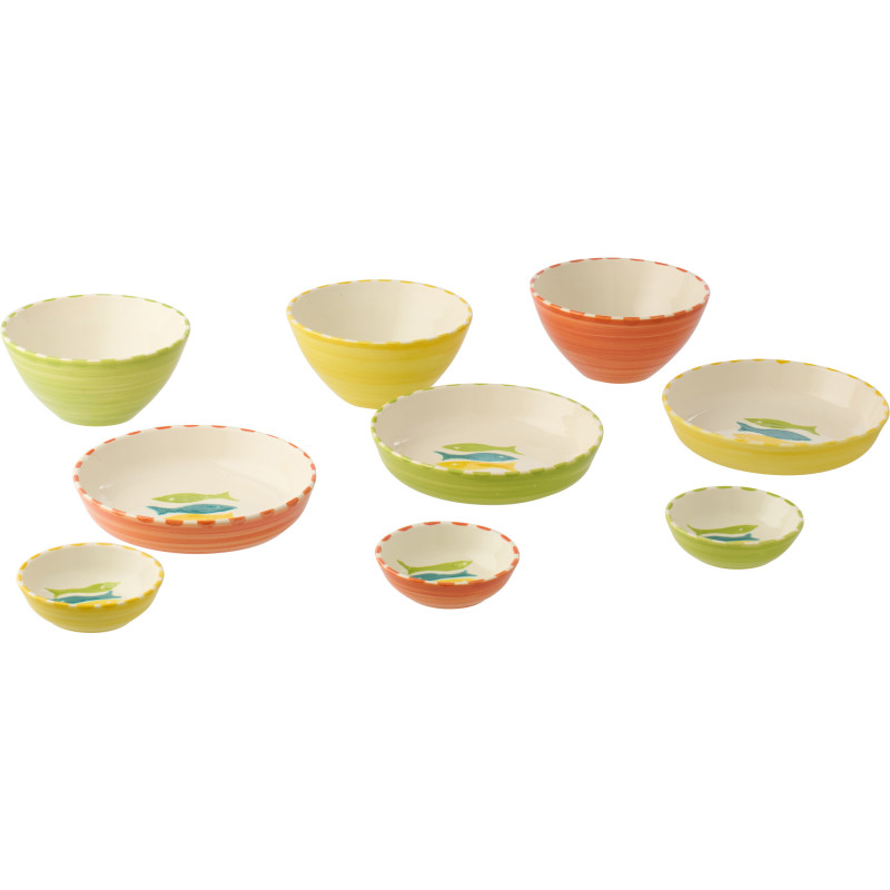 BOL POISSON CÉRAM MIX M ASS3 (22x22x10cm) 