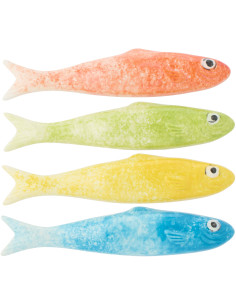 POISSON CÉRAMIQUE MULTI ASS4 (24,5x5,5x2,5cm) 