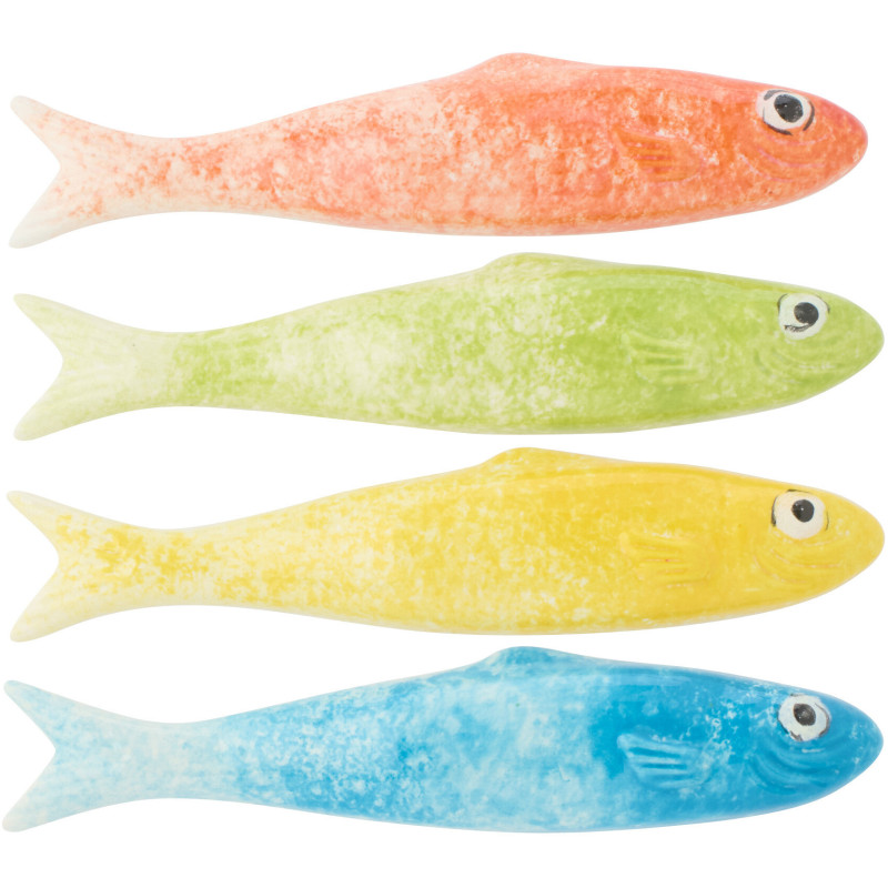 POISSON CÉRAMIQUE MULTI ASS4 (24,5x5,5x2,5cm) 
