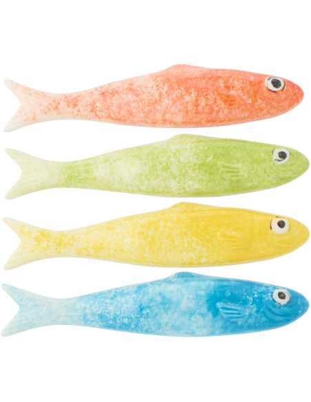 POISSON CÉRAMIQUE MULTI ASS4 (24,5x5,5x2,5cm) 