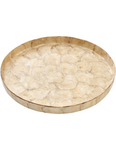 PLAT DECO COQUIL MAR L (33x33x3cm) 
