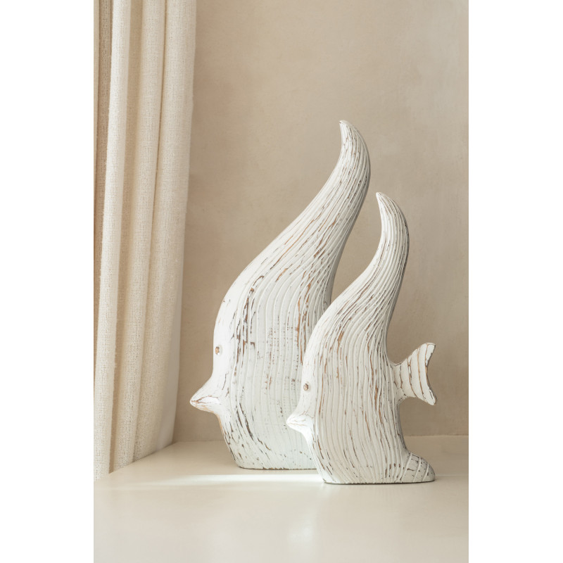 POISSON ANTIQUE ALBA BLA S (20x6x38cm) 
