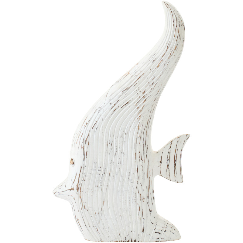 POISSON ANTIQUE ALBA BLA L (28x8x50cm) 