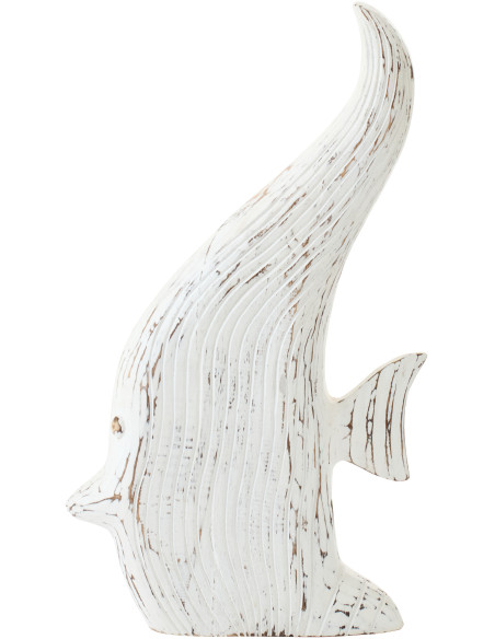 POISSON ANTIQUE ALBA BLA L (28x8x50cm) 