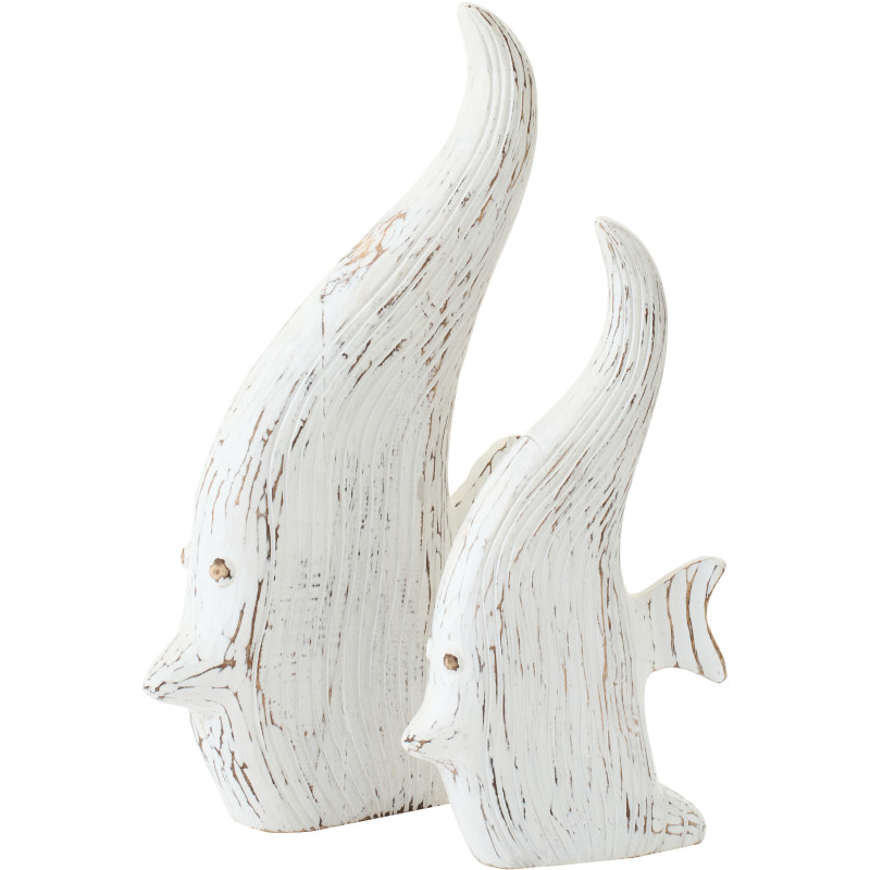 POISSON ANTIQUE ALBA BLA L (28x8x50cm) 
