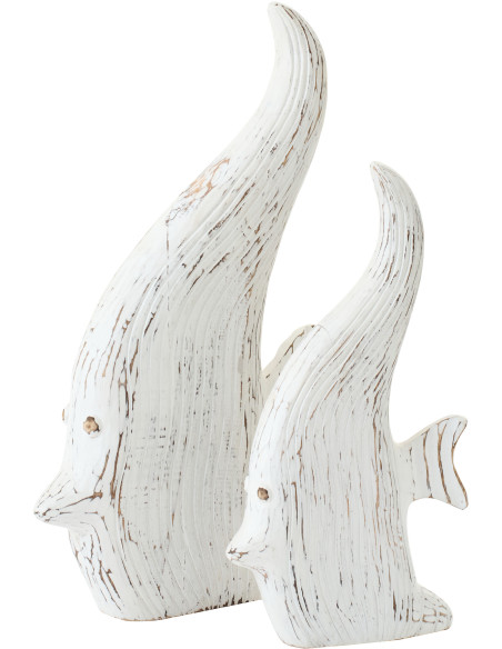 POISSON ANTIQUE ALBA BLA L (28x8x50cm) 