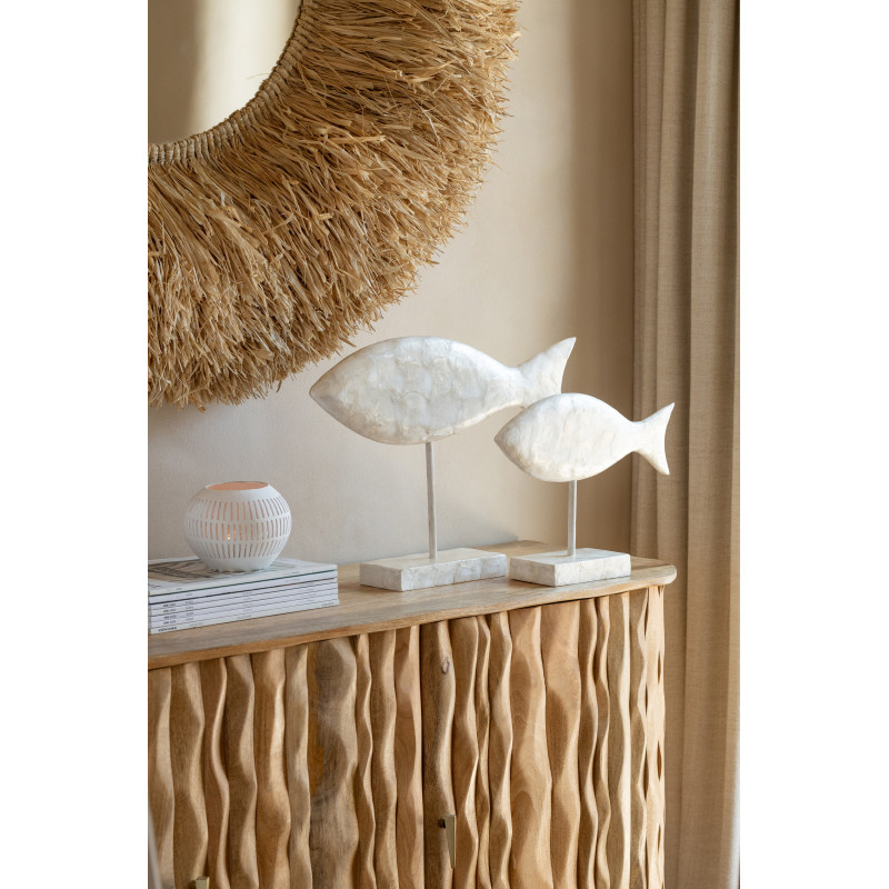POISSON COQUILLAGE ALBA BLA S (20x8x28cm) 