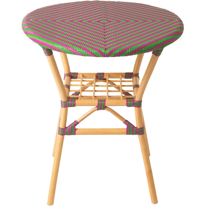 TABLE À MANGER GEO ROT ROS/VRT (70x70x75cm) 