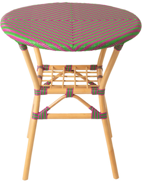 TABLE À MANGER GEO ROT ROS/VRT (70x70x75cm) 