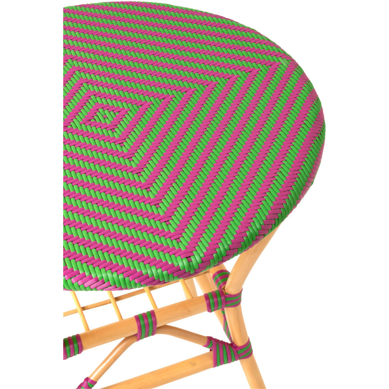 TABLE À MANGER GEO ROT ROS/VRT (70x70x75cm) 